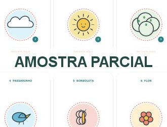Peças para recortar: Trecho das peças do jardim